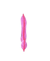 DuraForce Boomerang Tiger Pink-Pink, Durable Plush Squeaky Dog Toy