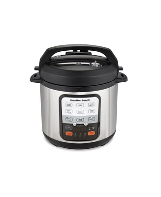 Hamilton Beach Precision Pressure Cooker 6 Quart Capacity - 34506