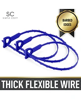 20-Inch Plumbing Snake Drain Clog Remover - 3 Pack