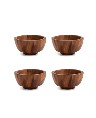 Nambe Rivet Individual Salad Bowl, Set of 4