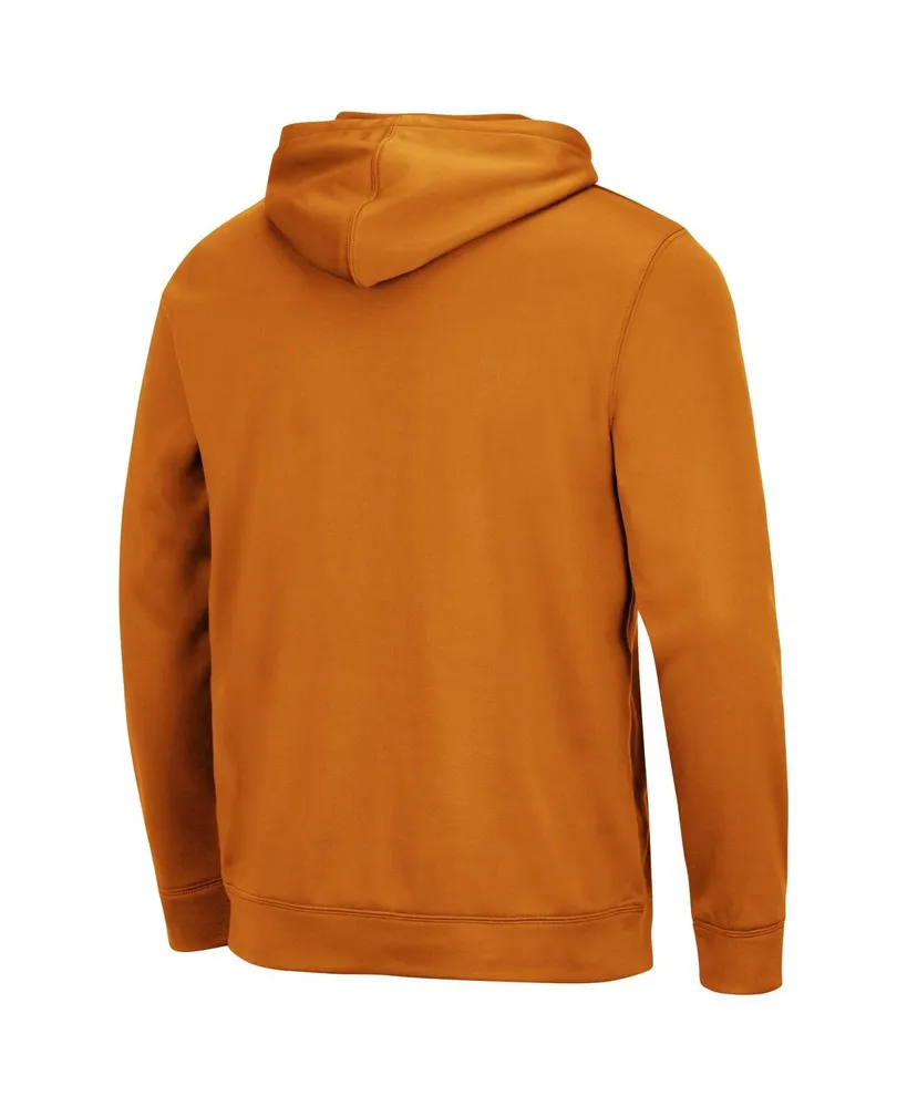 Men's Colosseum Burnt Orange Texas Longhorns Lantern Pullover Hoodie