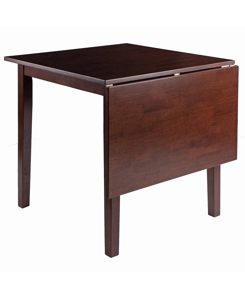 Winsome Perrone 29.13" Wood Drop Leaf Dining Table