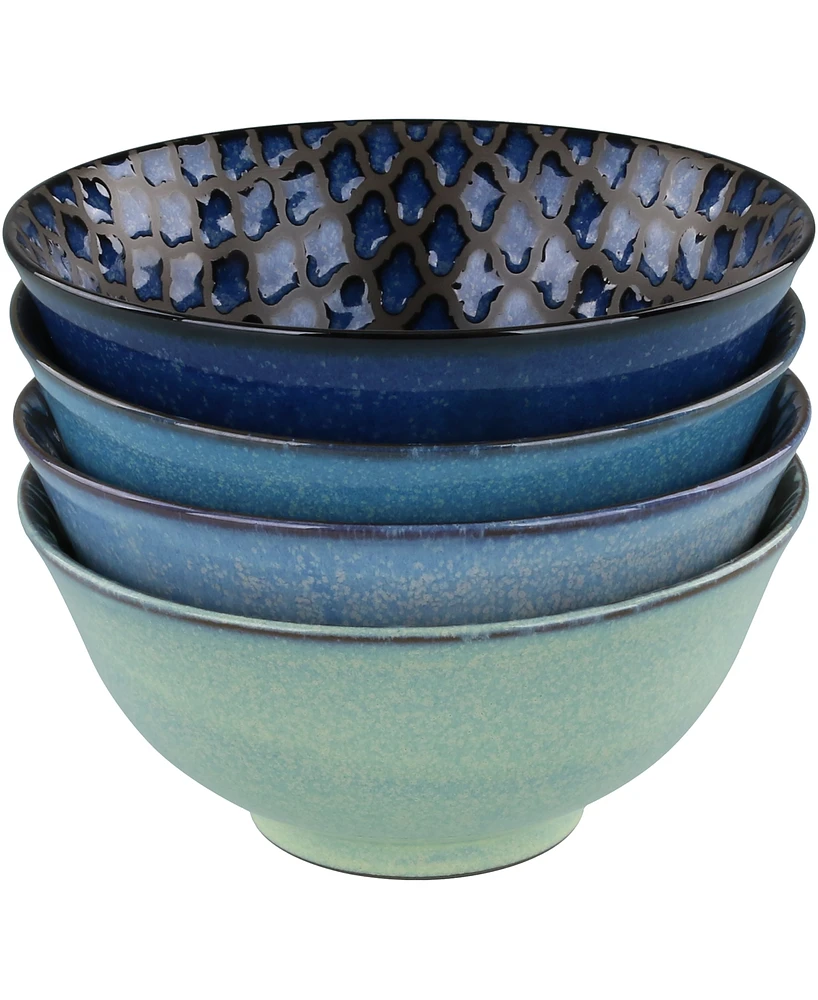 Bia Cordon Bleu Four Dinner Bowls, 9.5"