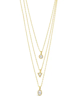 Sterling Forever Julie Layered Necklace