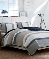 Nautica Tideway Cotton Reversible Quilt, Full/Queen