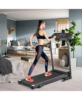 1.0HP Folding Treadmill Electric Support Motorized