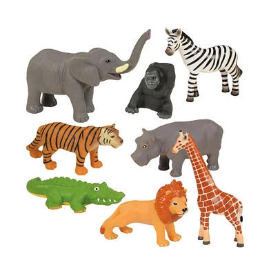 Kaplan Early Learning Company Jungle Animal Set - Set of 8