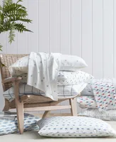 Nautica Plot Cotton Percale 3-Piece Sheet Set