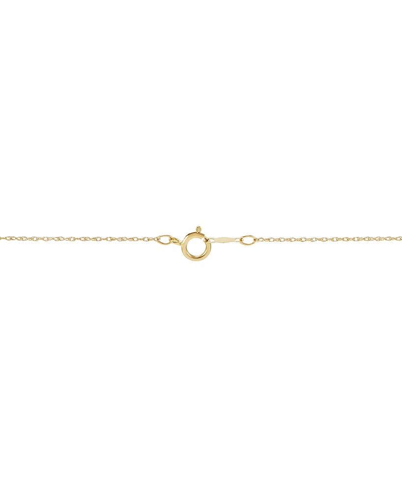 Garnet (1-3/4 ct. t.w.) & Diamond Accent 18" Pendant Necklace in 14k Gold