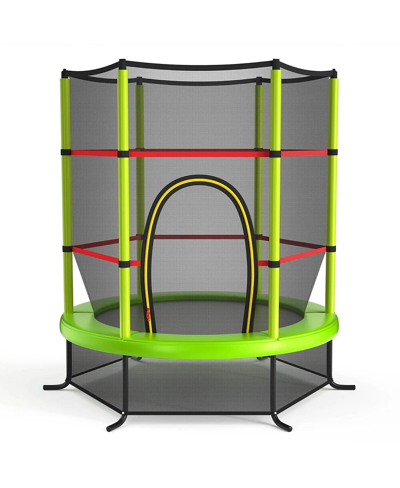 55" Kids Trampoline Bouncing Jumping Mat Recreational