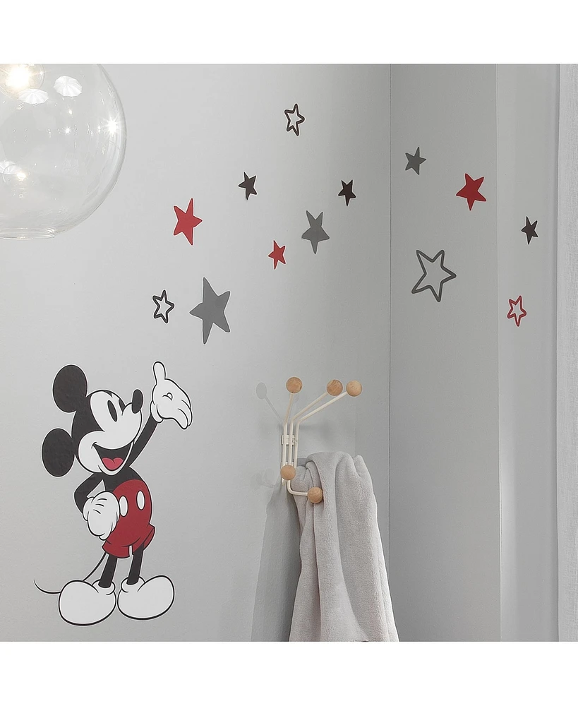 Lambs & Ivy Disney Baby Magical Mickey Mouse Wall Decals - Gray/Red