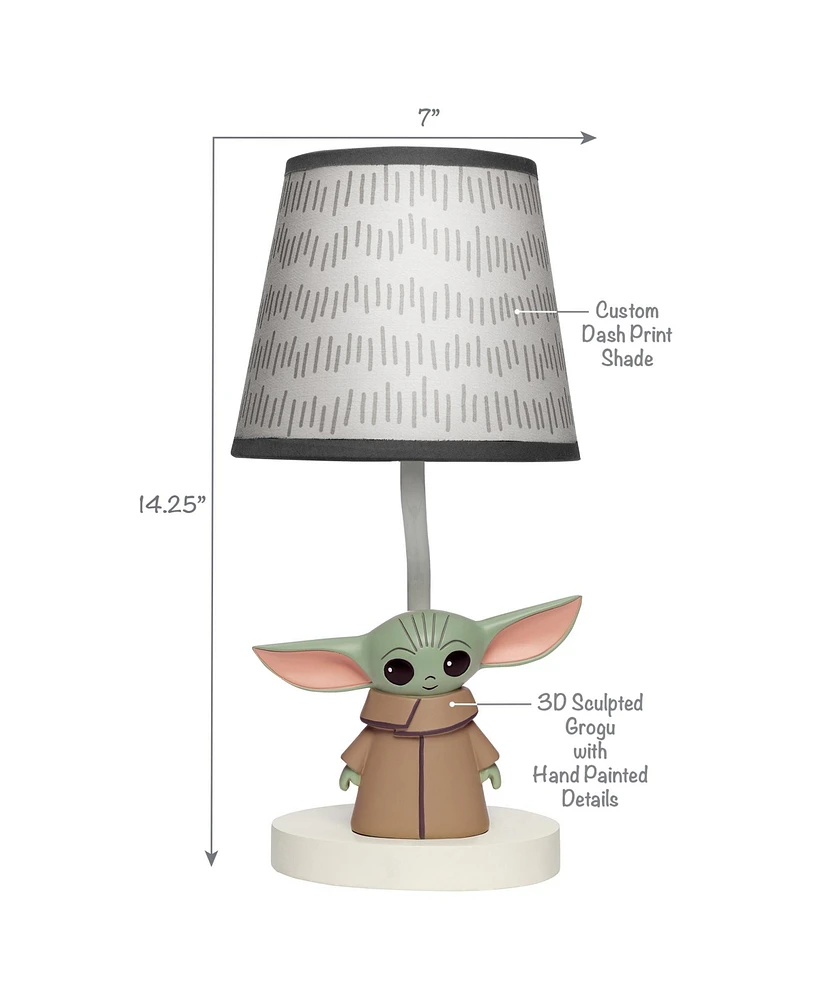 Lambs & Ivy Star Wars The Child/Baby Yoda Nursery Lamp with Shade and Bulb