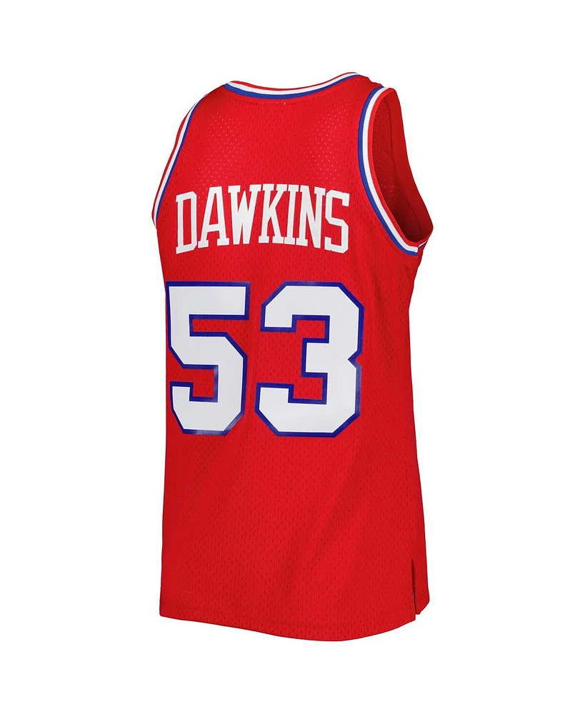 Men's Mitchell & Ness Darryl Dawkins Red Philadelphia 76ers Hardwood Classics 1979-80 Swingman Jersey