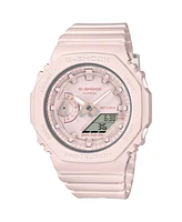 G-Shock Women's Digital Quartz Monotone Pink Resin Analog Watch 42.9mm