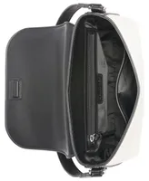 Calvin Klein Millie Small Convertible Shoulder Bag with Striped Crossbody Strap