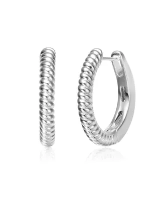 Cubic Zirconia Elegant Small Hoop Earrings