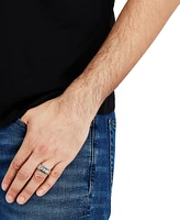 Grown With Love Men's Lab Diamond Horizontal Five Stone Ring (1-1/2 ct. t.w.) 10k Two-Tone Gold