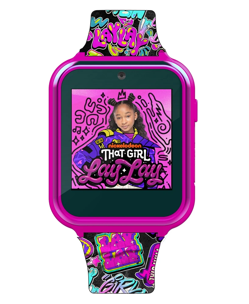 Nickelodeon Children's that Girl Lay Lay Purple Silicone Smart Watch 38mm