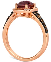 Le Vian Pomegranate Garnet (1-3/8 ct. t.w.) & Diamond (1/4 ct. t.w.) Ring in 14k Rose Gold