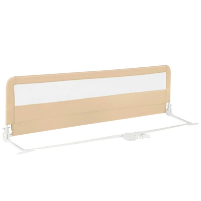 Costway Toddler 71''Foldable Bed Rail Guard Swing Down Safety