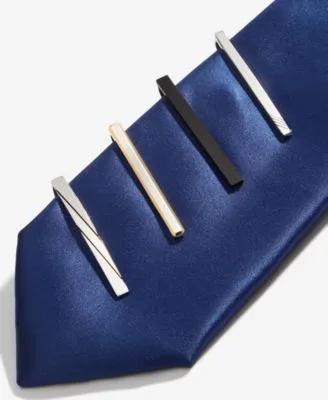 Perry Ellis Portfolio Mens Tie Bar Collection