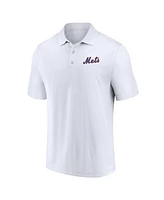 Men's Fanatics Royal, White New York Mets Polo Shirt Combo Set