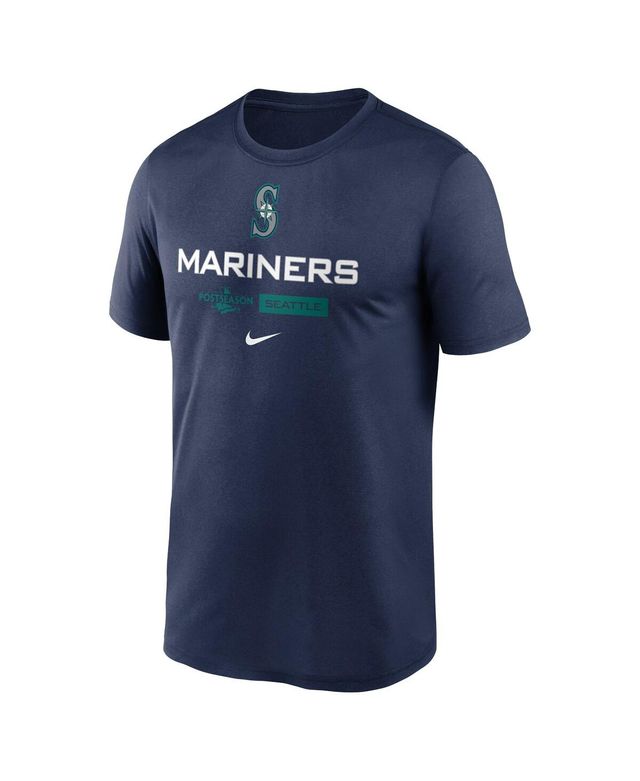 Men's Nike Navy Seattle Mariners 2022 Postseason Authentic Collection Dugout T-shirt