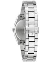 Bulova Women's Surveyor Diamond Accent Stainless Steel Bracelet Watch 31mm