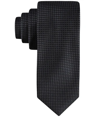 Calvin Klein Men's Indigo Houndstooth Tie