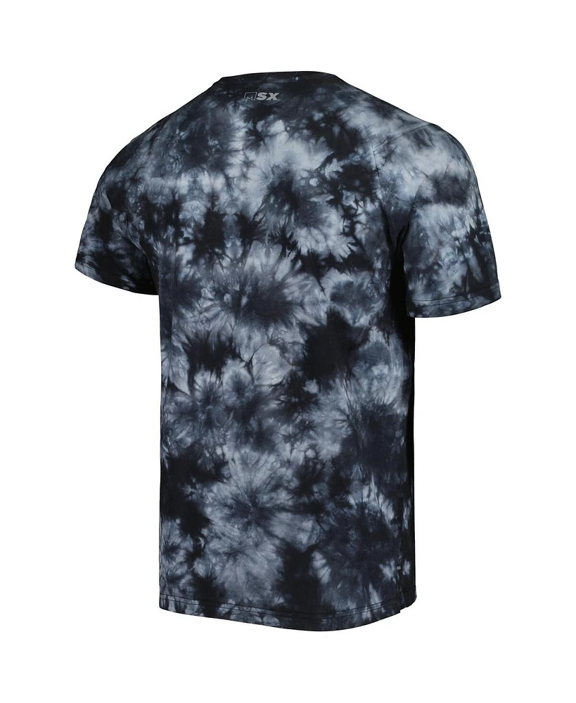 Men's Msx by Michael Strahan Black Tampa Bay Buccaneers Recovery Tie-Dye T-shirt