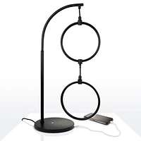 Nova Modern Hoops Led Table Lamp with Color Changing Function (24")