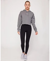 Rebody Active Women's Logo Fleece Crop Hoody for Women