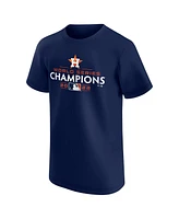 Big Boys Fanatics Navy Houston Astros 2022 World Series Champions Logo T-shirt