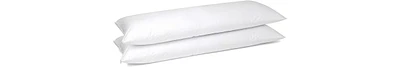 The Grand Poly-Cotton Zippered Pillow Protector - 200 Thread Count - Protects Against Dust, Dirt, and Debris - Body Size - 2 Pack
