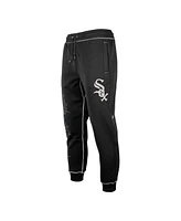 Men's New Era Black Chicago White Sox Team Split Jogger Pants