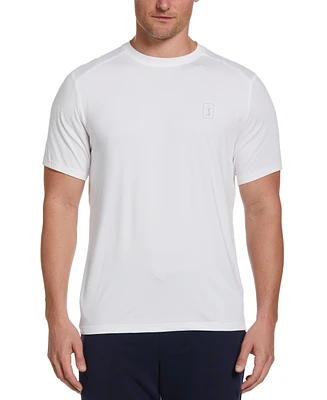 Pga Tour Men's Heathered Short Sleeve Crew Neck Knit Jersey T-Shirt