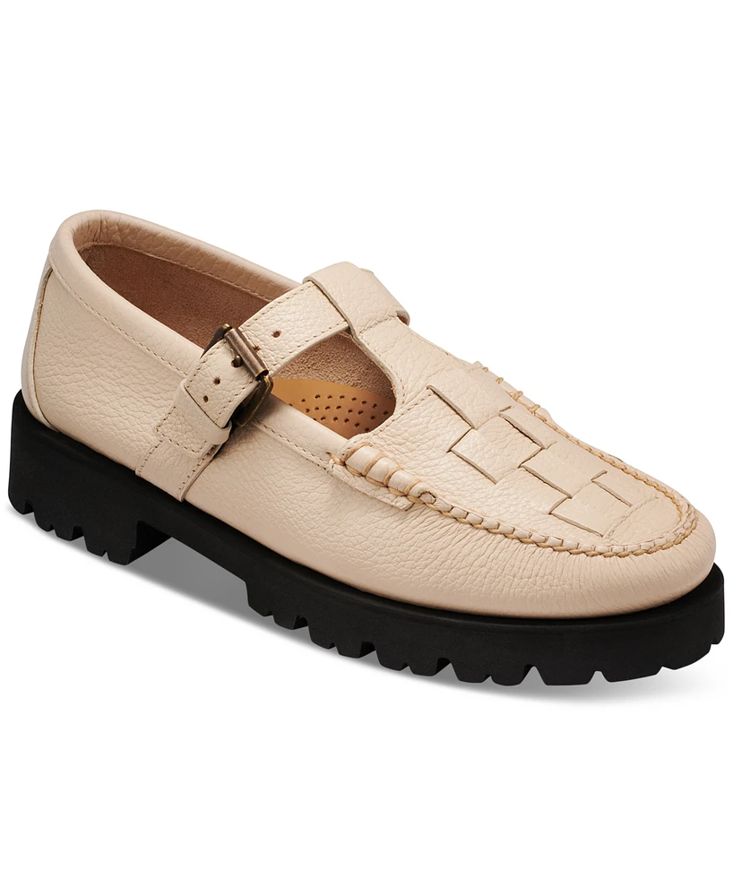 G.h.bass Womens Mary Jane Fisherman Super Lug Weejuns Loafer