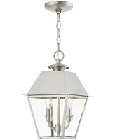 Livex Wentworth 2 Light Outdoor Medium Pendant Lantern