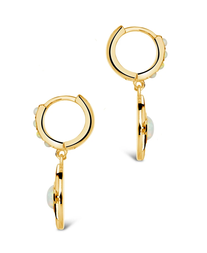 Sterling Forever Sunni Micro Hoops