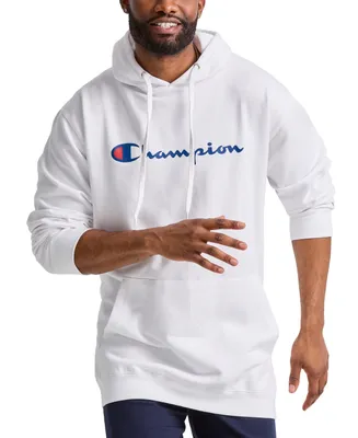 Champion Men's Big & Tall Powerblend Logo Graphic Fleece Hoodie