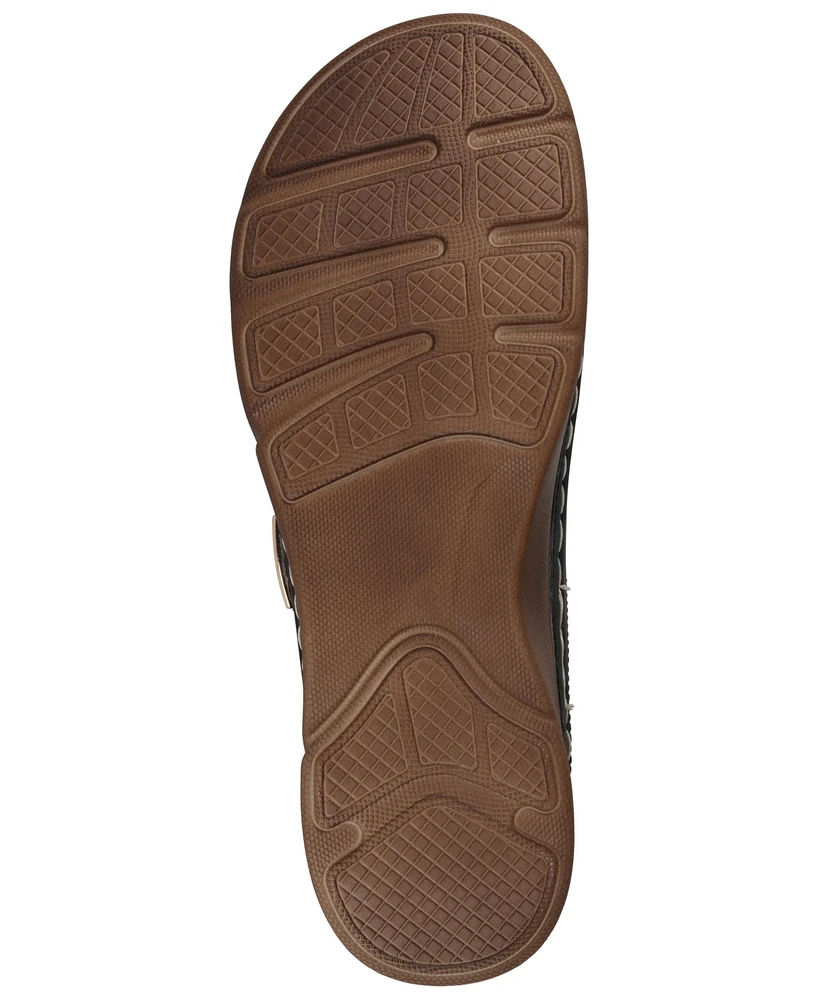 Gc Shoes Women's Gretchen Double Strap Footbed Flat Sandals