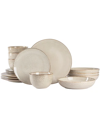Gibson Matisse 16-Piece Dinnerware Set, Service for 4