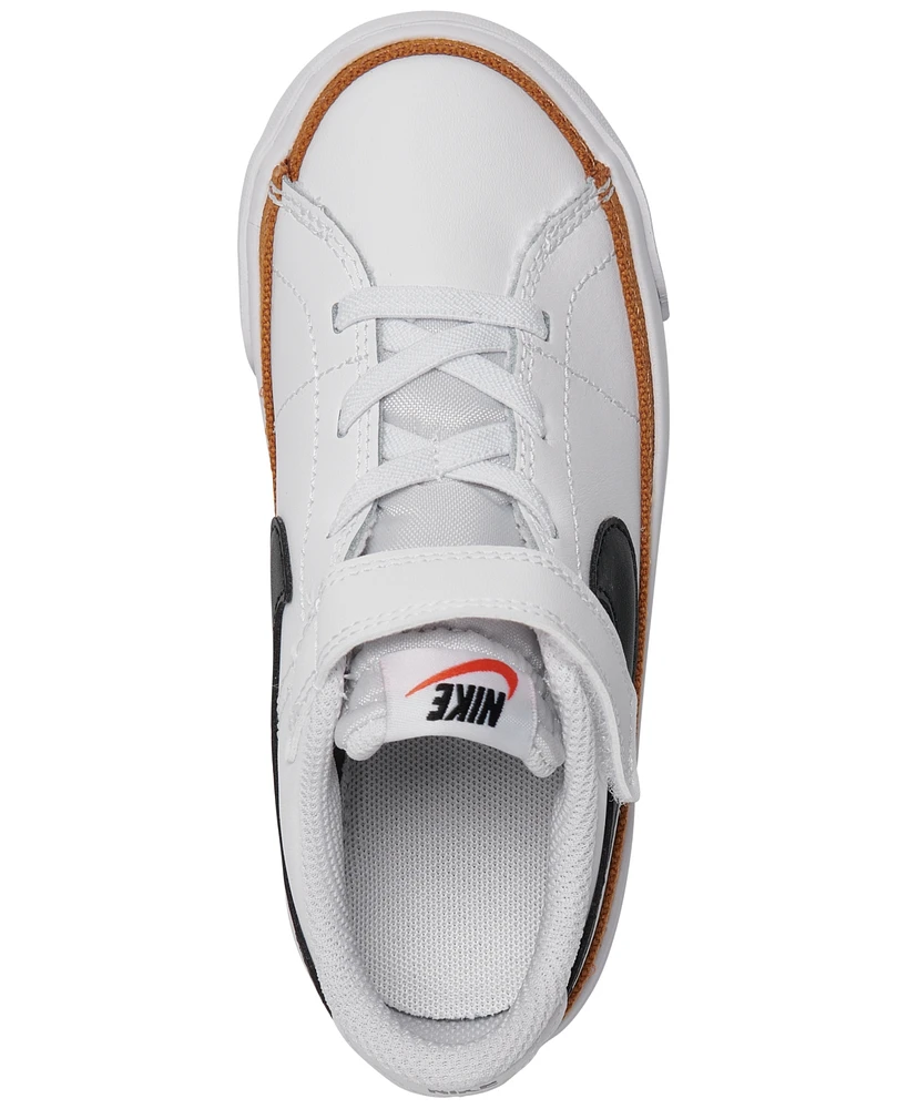 Nike Toddler Kids Court Legacy Adjustable Strap Closure Casual Sneakers from Finish Line
