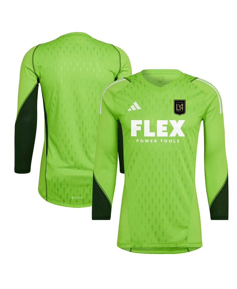 Men's adidas Green Lafc 2023 Goalkeeper Long Sleeve Replica jersey