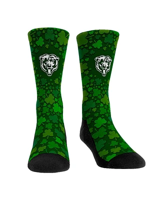 Men's and Women's Rock 'Em Socks Chicago Bears St. Patty's Day Shamrock Crew Socks