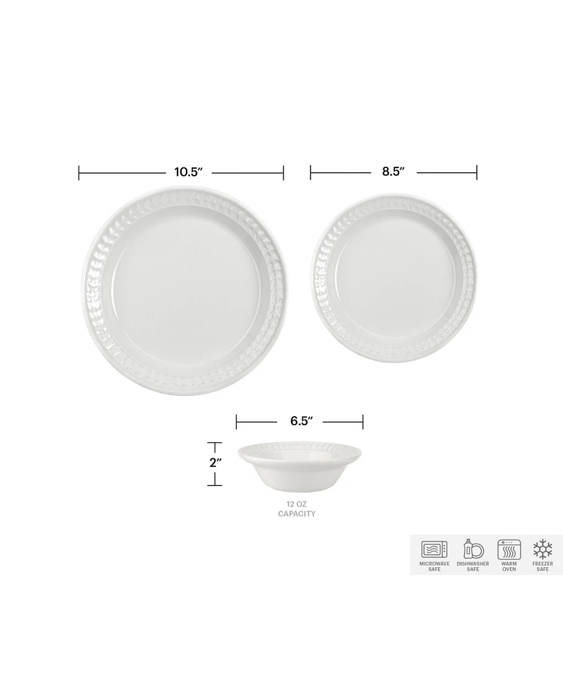 Portmeirion Botanic Garden Harmony 12 Pc. Dinnerware Set, Service for 4