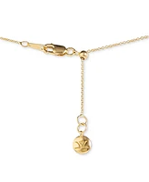 Le Vian Multi-Gemstone (1-7/8 ct. t.w.) & Diamond (1/3 ct. t.w.) Dragonfly Pendant Necklace in 14k Gold, 18" + 2" extender