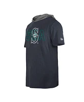 Men's New Era Navy Seattle Mariners Team Hoodie T-shirt