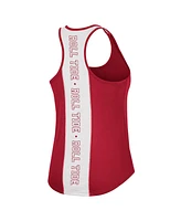 Women's Colosseum Crimson Alabama Crimson Tide 10 Days Racerback Scoop Neck Tank Top