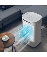 4-in-1 Evaporative Air Cooler Portable Humidifier with Timer, 3 Modes & Speeds